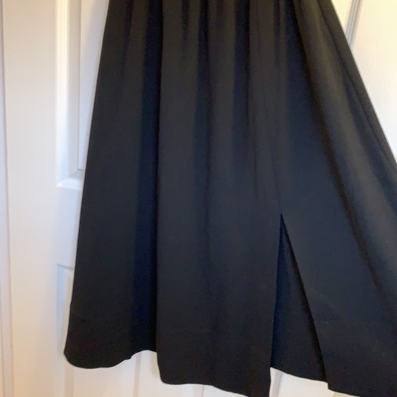 Oak+Fort Black Midi Skirt with Slit - Picture 2 of 2